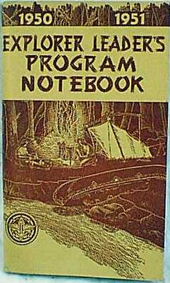 Explorer Leader's Program Notebook, 1950-51