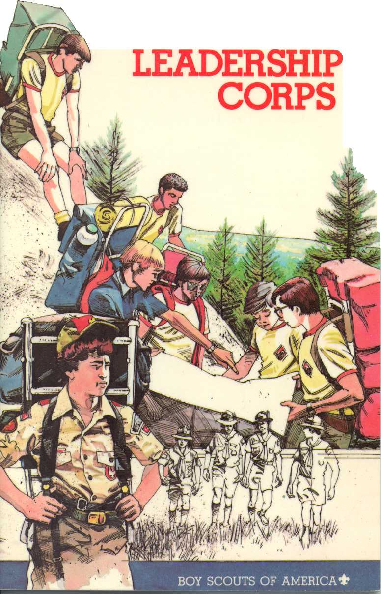 Leadership Corps booklet, cover 2
