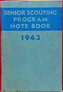 Senior Scouting Program Notebook, 1943