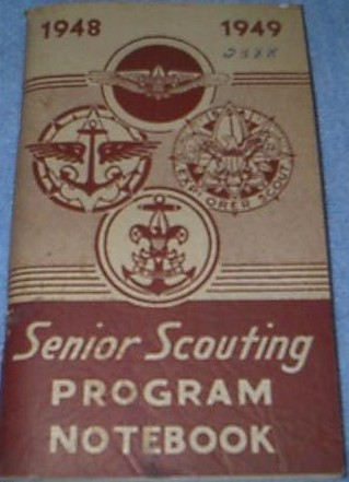 Senior Scouting Program Notebook, 1948-49