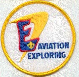 Aviation Exploring logo, 80s